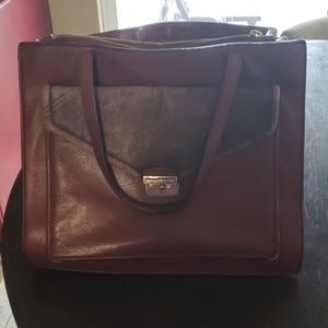 Maroon Kate Spade Large Bag